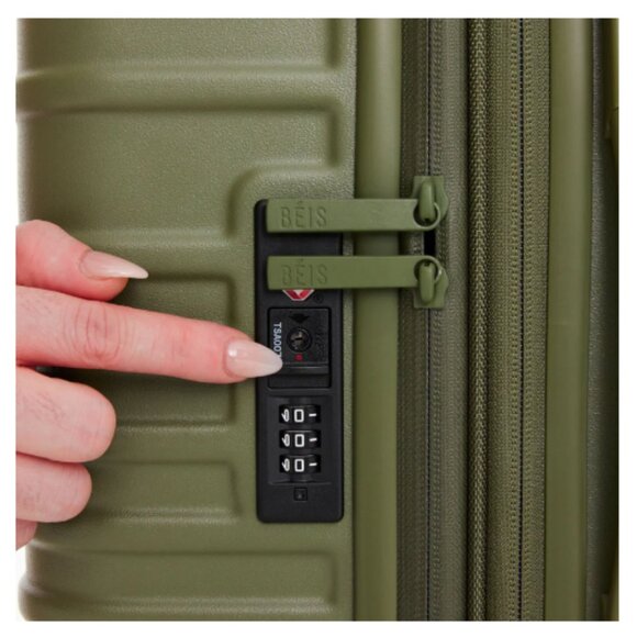 NWT BEIS The Carry-on Roller in Olive - Picture 4 of 5